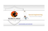 Presentation Social Engineering OWASP 2014 v2 · Social Engineering: Countermeasure • Social Engineering Countermeasure – Slow down and Research the facts – Delete any request
