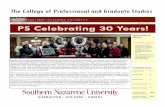 Volume 5, Issue 2 February 2016 PS Celebrating 30 Years!snu.edu/Websites/snuokc/images/PGS/FebNewsletter2016.pdf · learner news 2 workshops 3 graduation 4 veterans services 5 disabiltiy