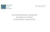 THE INTERNATIONAL MONETARY & FINANCIAL SYSTEM IN ...my.liuc.it/MatSup/2017/A78609/Lezione 20 aprile 2018.pdf · 3) 1973-nowaday -III Phase of globalisation This is a very extended
