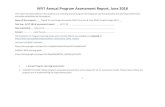 NYIT Annual Program Assessment Report, June 2018€¦ · NYIT Annual Program Assessment Report, June 2018 . 1 . This report provides evidence that students are achieving end-of-program