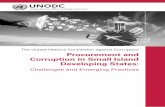 Procurement and Corruption in Small Island Developing ... · 2 Procurement and Corruption in Small Island Developing States: Challenges and Emerging Practices otherwise competitive