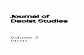 Journal of - BLACK MOON HARBOR FOR DAOIST STUDIESblackmoonharbor.com/uploads/1/1/5/3/115363763/daoist... · 2018-05-31 · Journal of Daoist Studies The Journal of Daoist Studies