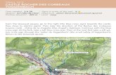 apps.tourisme-alsace.info · TRAIL N03 CASTLE ROCHER DES CORBEAUX TOGGENBACH Time needed : 3 h 30 Distance : 5,7 miles (9, 1 km) Positive elevation : 400 m Signs in order of the trail
