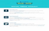 SOCIAL MEDIA TOOLKIT · 2019-04-10 · SOCIAL MEDIA TOOLKIT HELP ME REACH MY GOAL JOIN MY TEAM So excited to walk in my (# of years) CHOC Walk this year! Join the fun and be a part