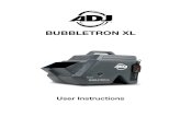 ADJ Bubbletron XL User Manual 181231 - Amazon Web Services · 2. The bubble juice tray is located in the front of the machine. Fill the tray, using premium American DJ® brand bubble