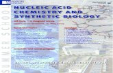 NUCLEIC ACID CHEMISTRY AND SYNTHETIC …...• functional nucleic acids: aptamers and ribozymes • RNA labeling and imaging • DNA/RNA bioconjugation • •Nucleic acid structural
