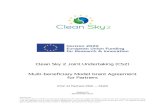 Clean Sky 2 Joint Undertaking (CS2) Multi-beneficiary ...ec.europa.eu/research/participants/data/ref/h2020/... · Clean Sky 2 JU Multi-Beneficiary Model Grant Agreement for Partners