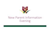 Updated New Parent Information Presentation · 2019-12-17 · Mar 24 Term 1 parent, student and teacher conferences. Closing Remarks. Title: Microsoft PowerPoint - Updated New Parent