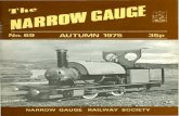 NARROW GAUGE RAILWAY SOCIETY - WordPress.com€¦ · This magazine is in fact the last issue to be produced by Rich Morris and I am sure you will ... Narrow Gauge Railway Society)