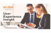 User Experience Insight - Airheads Community...Aruba User Experience Insight Purpose-Built Sensors Simpleto setup and deploy on allwired and wireless networks without any downtime.