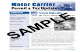 Motor Carrier - J. J. Keller · 2018-01-25 · UCR ﬁlings start October 1 The Uniﬁed Carrier Registration (UCR) ﬁlings for the upcoming 2016 registration year will start October