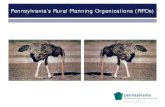 Pennsylvania’s Rural Planning Organizations (RPOs)€¦ · Linking Planning and NEPA. Include asset management planning in prioritization\爀屲 Make sure Decision Makers have the