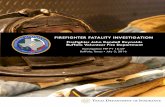 E M A R SH FIREFIGHTER FATALITY INVESTIGATION Buffalo ... · Recommendations are based upon nationally recognized consensus standards and safety practices for the fire service. Fire