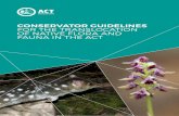 Conservator guidelines for the translocation of …...native species conservation plan, controlled native species management plan, reserve management plan or licence provisions set