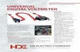 TEST, MEASUREMENT & SAFETY High Accuracy Digital Voltmeter UNIVERSAL DIGITAL VOLTMETER Electric/DVM-80UVM... · 2015-06-03 · TEST, MEASUREMENT & SAFETY High Accuracy Digital Voltmeter