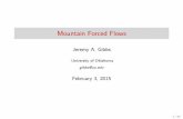 Mountain Forced Flows - University of Oklahomatwister.caps.ou.edu/MM2015/docs/chapter2/chapter2_presentation4.… · Mountain Forced Flows Jeremy A. Gibbs University of Oklahoma gibbz@ou.edu