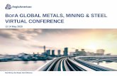 BOFA GLOBAL METALS, MINING & STEEL VIRTUAL ... /media/Files/A/Anglo... VIRTUAL CONFERENCE Modern infrastructure