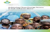 RETHINKING INFRASTRUCTURE Achieving Clean …...solutions – notably off-grid and mini-grid renewables, energy efficiency – as well as clean cooking. Innovative financing and improved