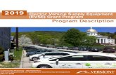 2019 Electric Vehicle Supply Equipment (EVSE) Grant ... · Electric Vehicle Supply Equipment (EVSE) Grant Program . Vermont Department of Housing & Community Development . 2019 Grant