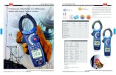 CEM DT-3350/3351/3352 CEM 1500A AC/DC True …...Professional 1500A AC/DC True RMS Clamp Meters with Inrush Current Function DT-3350/3351/3352 DT-3350/3351/3352 Speciﬁ cations Function