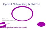 Optical Networking & DWDM Backup slides Underline technologies Protection Rings. Optical Networks &