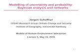 Modelling of uncertainty and probability: Bayesian ... · 2015-05-13  · Modelling of uncertainty and probability: Bayesian analysis and networks Jürgen Scheffran CliSAP Research
