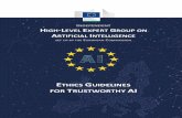INDEPENDENT HIGH-LEVEL EXPERT GROUP ON ARTIFICIAL … pdf...To support the implementation of this vision, the Commission established the High-Level Expert Group on Artificial Intelligence