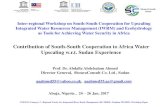 Contribution of South-South Cooperation to Africa Water ...mucp-mfit.org/wp-content/uploads/Sundan-Nigeria-Presentation-Final... · Contribution of South-South Cooperation to Africa