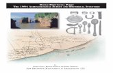 Rocks Provincial Park: The 1994 Archaeological Survey and ... · archival and oral history research provided considerable material concerning the human ... responsible for an archival