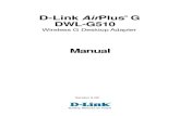 DWL-G510 C2 Manual v2.00 E - D-Link G510/Ma… · With the DWL-G510 in your desktop PC, you will have the flexibility of wireless networking speeds tha tsaveyoutimeandmoney. Compatible