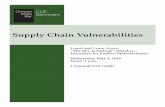 Supply Chain Vulnerabilities - Amazon S3€¦ · Supply Chain ulnerabilities v SCHEDULE Presented by Chris Keefer, KEEFER, Portland. 11:30 Registration Noon Supply Chain Vulnerabilities