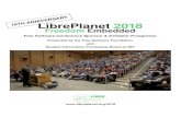 LibrePlanet 2018 - Free Software Foundation · LibrePlanet 2018 will feature keynote speakers Gabriella Coleman (author of Coding Freedom and Hacker Hoaxer Whistleblower Spy), Deb