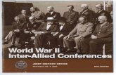 MINUTES OF THE WORLD WAR INTER-ALLIED CONFERENCES II … Post-Arcadia Meeti… · MINUTES OF THE WORLD WAR" INTER-ALLIED CONFERENCES . During World War II, President Franklin D. Roosevelt