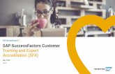 SAP SuccessFactors Customer Training and Expert ... · SAP SuccessFactors Employee Central Payroll SAP SuccessFactors Employee Central Payroll Administration HR812 HR812_SFX SAP SuccessFactors