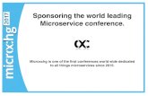Sponsoring the world leading Microservice …...Sponsoring the world leading Microservice conference. Microxchg is one of the ﬁrst conferences world wide dedicated to all things