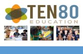 Ten80 is a team of educators and STEM - Energy.gov · 2016-02-02 · Ten80 is a team of educators and STEM professionals who: • believe that our society should cultivate STEM literacy
