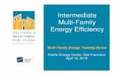 Intermediate Multi-Family Energy Efficiency Presentations/2010... · 2013-04-18 · Introductions The Heschong Mahone Group, Inc Consulting on energy efficiency for buildings Based