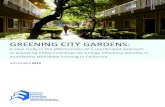 GREENING CITY GARDENS · 2016-11-17 · City Gardens Case Study, CHPC | 2 Background City Gardens consist of 274 apartments in 27 two-story, “garden style” buildings spread across