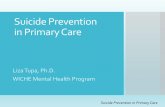 Suicide Prevention Training for Primary Careresourcehub.practiceinnovationco.org/wp-content/... · Suicide Prevention in Primary Care Section 2: Toolkit Primer Module 1: Prevalence