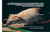 Integrated Plan of Management for the Endangered Long ... · LONG NOSED POTOROO INTEGRATED PLAN OF MANAGEMENT LES 1410607-BDL Page ii This ecological report has been prepared for