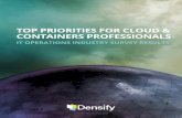 TOP PRIORITIES FOR CLOUD & CONTAINERS PROFESSIONALS · 2019-06-14 · Amazon ECS & Kubernetes-Based Services are Most Popular For respondents who are currently using containers, managed