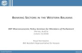 BANKING SECTORS IN THE WESTERN ALKANS - JVI · 2002 2004 2006 2008 2010 2012 2014 2016 1 Does not include Kosovo. 2016 uses GDP projections. Sources: BIS, IMF IFS, and IMF staff estimates.