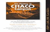 The Mystery of Chaco Canyon - Solstice Project · Fourteen major buildings were eventually constructed in and near Chaco Canyon. Most of the Chacoan buildings were four-stories high.
