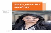 RBI’s circular on cyber security - PwC India€¦ · RBI’s circular on cyber security Role of CEOs and the questions they should ask. We believe this circular will shift the cyber