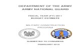DEPARTMENT OF THE ARMY ARMY NATIONAL GUARD€¦ · the 430th Engineer Detachment (Firefighting) of the North Carolina National Guard. The Committee urges the Army National Guard to