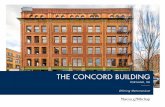THE CONCORD BUILDING - LoopNet · The Concord Building is a 30,000 square foot, six-story office building (five stories of office above ground floor retail), built in 1896 and partially