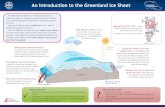 An Introduction to the Greenland Ice Sheet · 2013-01-10 · An Introduction to the Greenland Ice Sheet The Greenland ice sheet covers ~80% of Greenland’s 2.2 million km2 area.