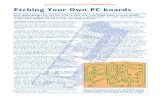 Jaycar Electronics Tech Update: PCBOARDS.PDF (1) Etching ...soaraperformance.com/.../01/PCB-etching...PC-board.pdf · In this Tech Update we tell you all you need to know. Fig.1: