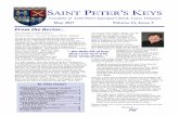 SAINT PETER S KEYS - files.constantcontact.comfiles.constantcontact.com/785815d2301/a974de9e-bc70-44e7-964c-… · forgiveness. At times in the past, the Church has lost sight of