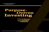 Purpose- Driven Investing - Franklin Templeton Investments · conditions. An active approach to asset allocation and underlying security selection allows for the tactical capability